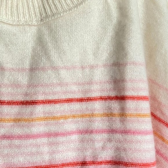 Anthropologie Saturday Sunday 100% Cashmere Sweater Sz S Striped LS Crew NWOT - Picture 6 of 9